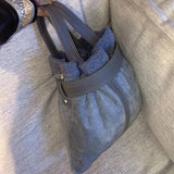 Winter Lamb Wool Women Stitching Small Tote Messenger Bag Ladies Soft Plush Buck