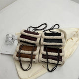 Retro Chain Shoulder Bags Fleece Suede Flap Vintage Street Satchel Lady Girl