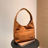 Women's Soft Corduroy Shoulder Messenger Bag