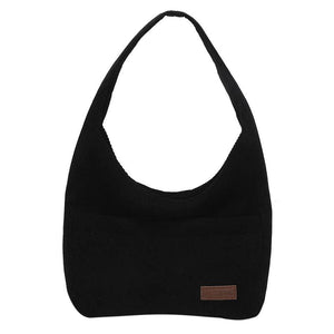 Women's Soft Corduroy Shoulder Messenger Bag