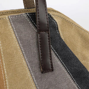 Large Capacity Shoulder Bag Soft Fashionable Canvas Handbags