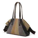 Large Capacity Shoulder Bag Soft Fashionable Canvas Handbags