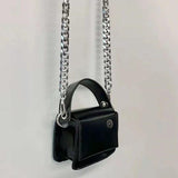 Mini Thick Chain Small Square Bag Female Chest Bag