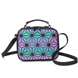 Geometric Holographic Handbag Crossbody Wallet Clutch