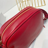 Shoulder Bag Tassel Female Handbags PU Leather Wide Strap Soft
