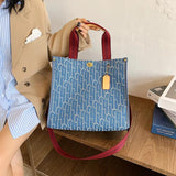 Fashionable Internet Celebrity Canvas Tote Bag