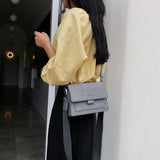 Suede PU Leather Shoulder Crossbody Bag for Women Handbags