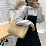 Women PU Leather Totes Large Capacity Ladies Shoulder Bags
