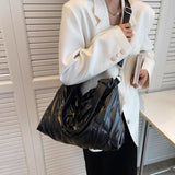 Shoulder Bag Cotton Padded Crossbody Handbags Quilted Satchels for Ladies