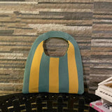 Soft Cotton Knitted Handbag For Women Shoulder Messenger Crochet Bags