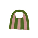 Soft Cotton Knitted Handbag For Women Shoulder Messenger Crochet Bags