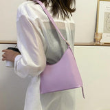 Women's Crossbody Bag Solid PU Leather Shoulder Purse