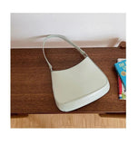 Women Handbag Retro PU Leather Shoulder Bags Crossbody Bag Solid Underarm Bags