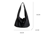 Nylon Bucket Shoulder Bag Purse