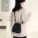 Waterproof Nylon Messenger Bag Double Shoulder Crossbody Tote