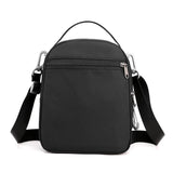 Waterproof Nylon Messenger Bag Double Shoulder Crossbody Tote