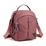 Waterproof Nylon Messenger Bag Double Shoulder Crossbody Tote