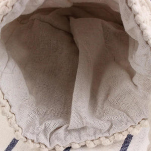 Cotton Thread Ethnic Style Woven Messenger Straw Bag