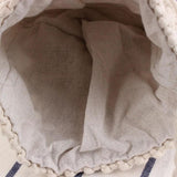Cotton Thread Ethnic Style Woven Messenger Straw Bag