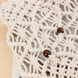 Cotton Thread Ethnic Style Woven Messenger Straw Bag