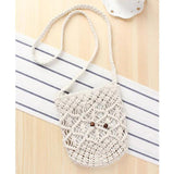 Cotton Thread Ethnic Style Woven Messenger Straw Bag