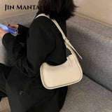 Women's PU Leather Lock Shoulder Bag Small Purse Zipper Clutch