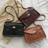 Small Pu Leather Shoulder Bag Women's Handbag