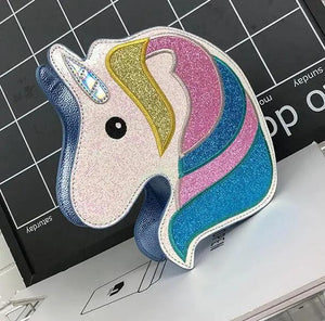 Colorful Embroidery Unicorn Crossbody Messenger Bag