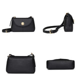 Solid Leather Women Shoulder Bag Handbag Ladies Crossbody Tote Sac