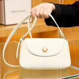 Solid Leather Women Shoulder Bag Handbag Ladies Crossbody Tote Sac