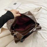 Lady Vintage PU Leather Backpack Crossbody Bag Handbag Totes Satchel