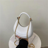 Women Chain Shoulder Underarm Bags Casual Ladies Small Purses Handbags