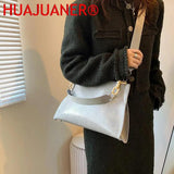 Women Shoulder Bag Soft Leather Crossbody Large Capacity Underarm Bags