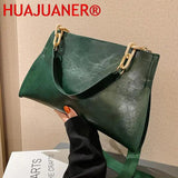 Women Shoulder Bag Soft Leather Crossbody Large Capacity Underarm Bags