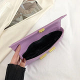 Purple Shoulder Bag for Women Small Crossbody Handbag Evening Clutch