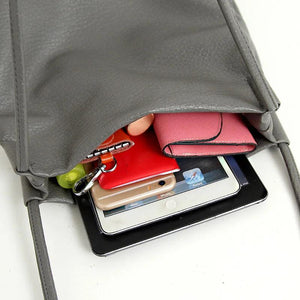 Women Leather Handbags Bucket Shoulder Bags Ladies Crossbody Bags Large Capacity