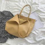 Large Leather Bag Women Tote Bucket Bag Soft PU Shoulder Bags Lady Handbags