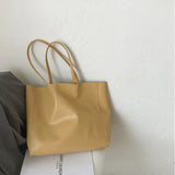 Large Leather Bag Women Tote Bucket Bag Soft PU Shoulder Bags Lady Handbags