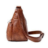 Women's Leather Shoulder Bag Classic Crossbody Handbag