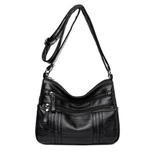 Women's Leather Shoulder Bag Classic Crossbody Handbag