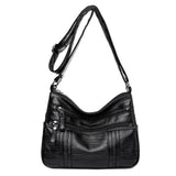 Women's Leather Shoulder Bag Classic Crossbody Handbag