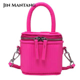 Mini Box PU Leather Crossbody Bag for Women Shoulder Handbag Purses