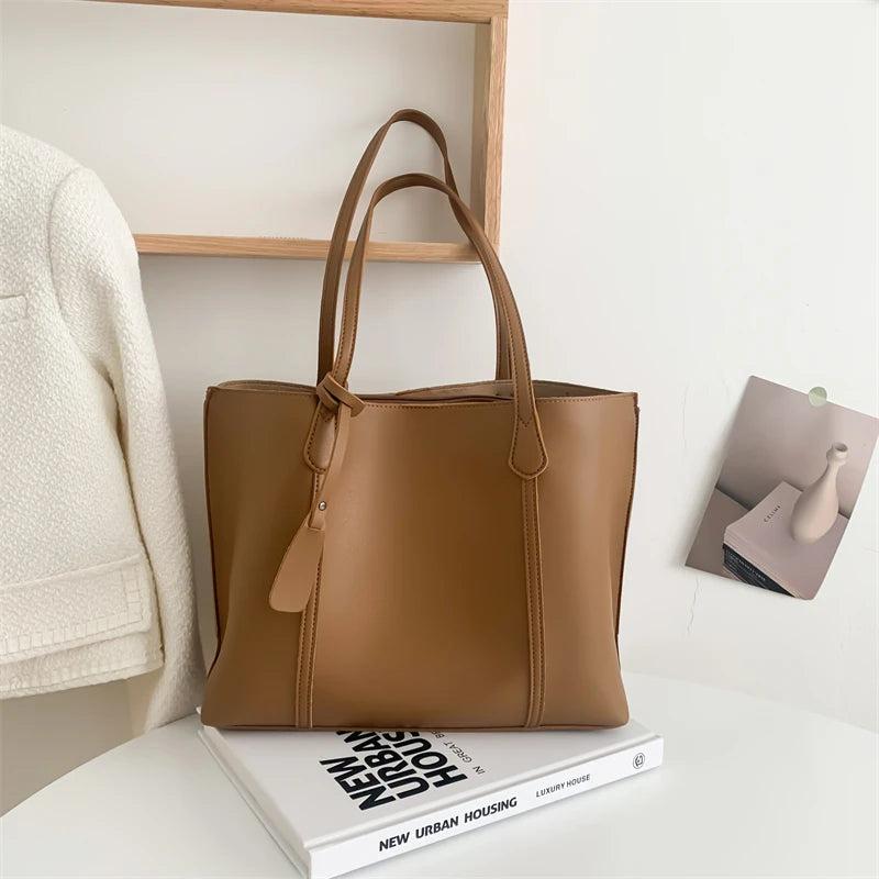 Big Tote Ladies Leather Handbags Women Bags