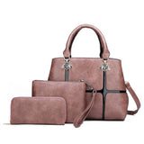 Ladies Hand Bags 3-Piece Set Stylish Women's Handbag