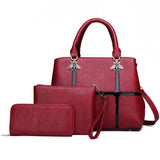 Ladies Hand Bags 3-Piece Set Stylish Women's Handbag