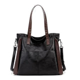 Vintage Casual Shoulder Bag Women Handbag PU Leather Crossbody Bag