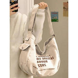 Pattern Women Crossbody Canvas Bag Casual Portable Ladies Shoulder Bags