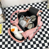 PINK Travel Bag Sports Bag Fitness Bag Women's Crossbody Bag