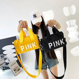 PINK Travel Bag Sports Bag Fitness Bag Women's Crossbody Bag