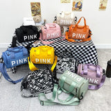 PINK Travel Bag Sports Bag Fitness Bag Women's Crossbody Bag